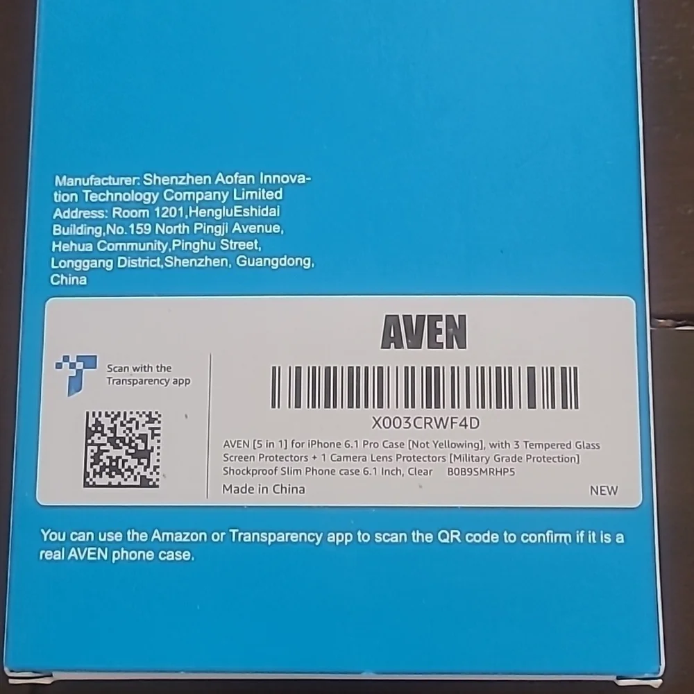 AVEN 5 in 1 iPhone 6.1 Pro Case Screen Protectors Military Grade 6.1 inch Clear